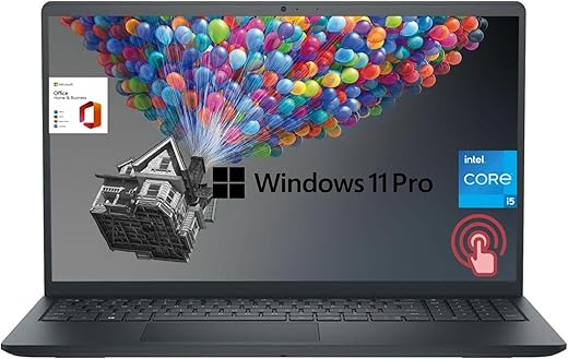 Dell 15.6" FHD Touchscreen Laptop, i5-1155G7, 64GB RAM