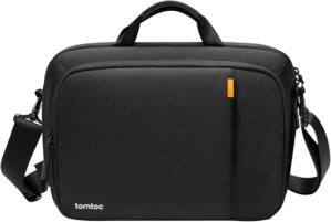 tomtoc 15.6-Inch Dual Compartment Laptop Briefcase