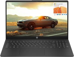 HP 15.6" Portable Laptop, Intel Quad-Core, 16GB RAM