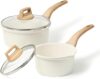 CAROTE 1.5Qt & 2.5Qt Saucepan Set With Lid