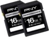 PNY 16GB 2-Pack Performance Class 4 SD Card (P-SDHC16G4X2-GE)