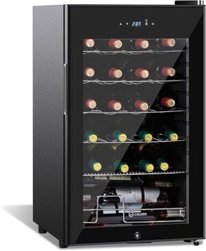 COLOZO 17 Inch Wine Cooler Refrigerator