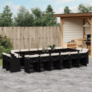 KCCLVER 17 Piece Patio Dining Set With Cushions