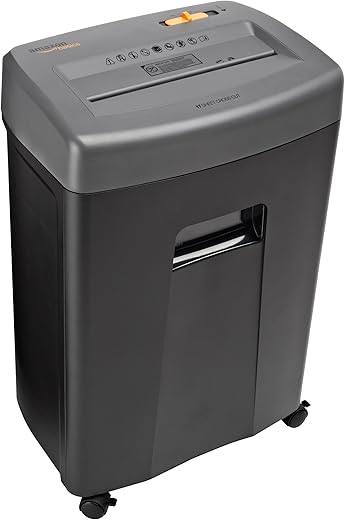 Amazon Basics 17-Sheet Cross Cut Shredder, Black