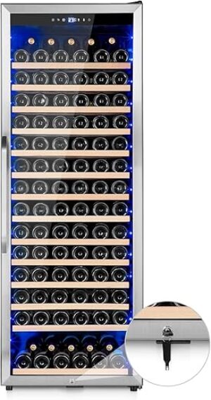 Velivi 179 Bottles Wine Cooler Refrigerator