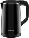 COOKTRON 1.7L Quiet Electric Kettle, Double Wall