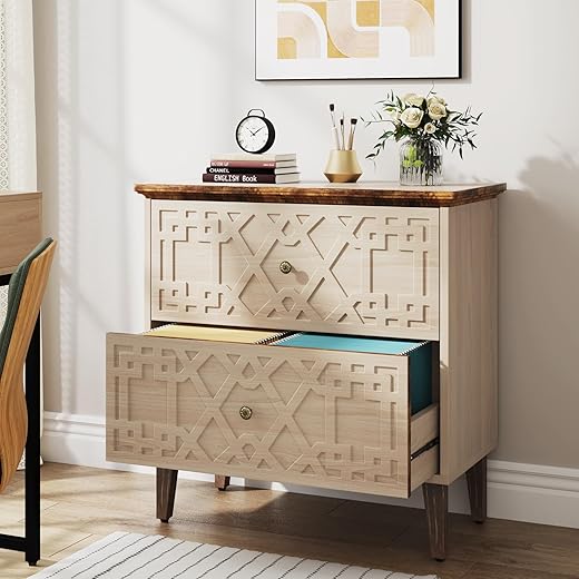Tribesigns 2 Drawer Lateral File Cabinet