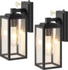 VIANIS 2 Pack Dusk To Dawn Outdoor Wall Lighting