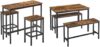 VASAGLE 2-Piece Dining Set With Table And Stools