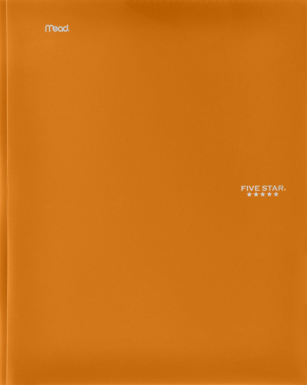 Five Star 2-Pocket Stay-Put Plastic Folder, 11β x 8-1/2β