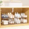 Vtopmart 2 Tier Bathroom Storage Organizer Containers