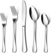 LIANYU 20 Piece Stainless Steel Silverware Set