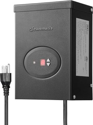 DEWENWILS 200W Low Voltage Landscape Transformer