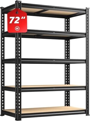 REIBII 2020LBS 5 Tier Heavy Duty Shelves