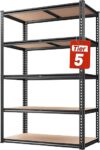 REIBII 2020LBS Storage Shelves Heavy Duty 5 Tier