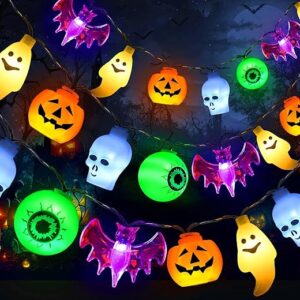 Awinking 2024 5-IN-1 Solar Halloween Lights