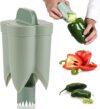 ZiTour 2024 Bell Pepper Corer And Remover Tool