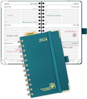 POPRUN 2024 Pocket Calendar Weekly & Monthly