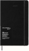 Moleskine 2024 Smart Weekly Planner, Large, Black