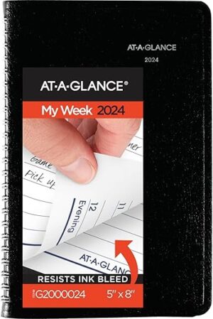 AT-A-GLANCE 2024 Weekly Appointment Book, DayMinder G2000024