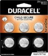 DURACELL 2032 Lithium Battery, 6 Count Pack