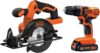 BLACK+DECKER 20V MAX* Cordless Drill/Driver + Saw Combo Kit (BD2KITCDDCS)