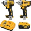 DEWALT 20V MAX Impact Wrench Combo Kit (DCK205P1)