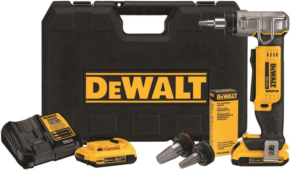 DEWALT 20V MAX* PEX Expander Tool Kit (DCE400D2)