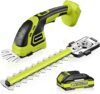 EWORK 21V Cordless Hedge Trimmer With Battery