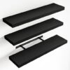 Fixwal 23.6in Floating Wall Shelves, Set of 3