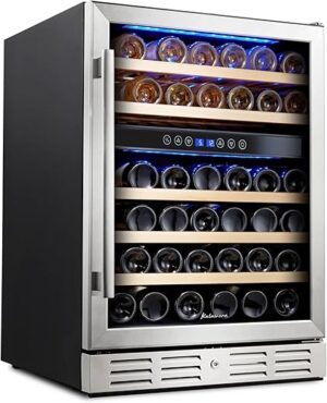 Kalamera 24 Inch Dual Zone Wine Cooler