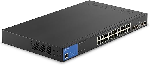 Linksys 24 Port Gigabit Managed Network Switch