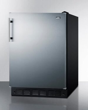 Summit Appliance 24” Wide Under Counter Refrigerator FF6BK2SS