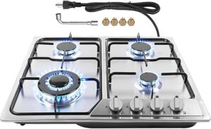 GRACEALL 24in Gas Stove Cooktop, 4 Burners