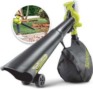 Sun Joe 24V-X2-BVM190 Cordless Leaf Blower Kit