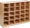 ECR4Kids 25 Cubby Mobile Tray Storage Cabinet