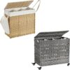 SONGMICS 26-Inch And 23.8-Inch Laundry Hamper Bundle, ULCB363N01