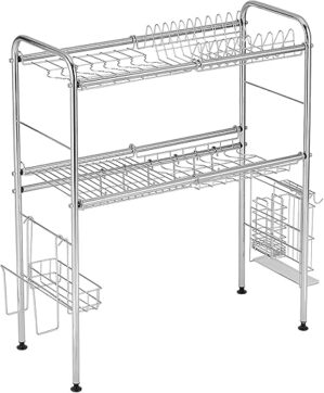 Amazon Basics 26-Inch Over The Sink Dish Rack