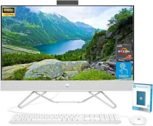 HP 27" All-in-One Desktop, Ryzen 7, 32GB RAM