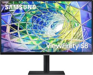 SAMSUNG 27 Inch 4K Monitor, HDR10, LS27A800UNNXZA