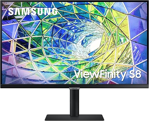 SAMSUNG 27 Inch 4K Monitor, HDR10, LS27A800UNNXZA