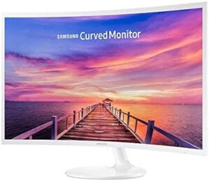 Samsung 27in White Super-Slim Curved LED Monitor
