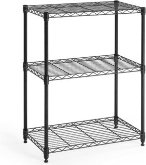 CAPHAUS 3/4/5-Tier Adjustable Height Wire Shelving