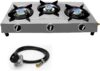 SONRET 3 Burner Stainless Steel Camping Stove