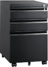 DEVAISE 3 Drawer Mobile File Cabinet With Lock