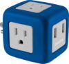 PHILIPS 3-Outlet Extender With 2-USB Port