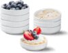 KOBIKOBI 3 Oz Ceramic Dipping Bowls Set
