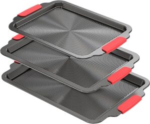 bazova 3-Piece Nonstick Baking Sheet Set