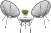 Best Choice Products 3-Piece Outdoor Acapulco Patio Set