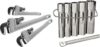 DURATECH 3-Piece Pipe Wrench & 5-Piece Shower Valve Set